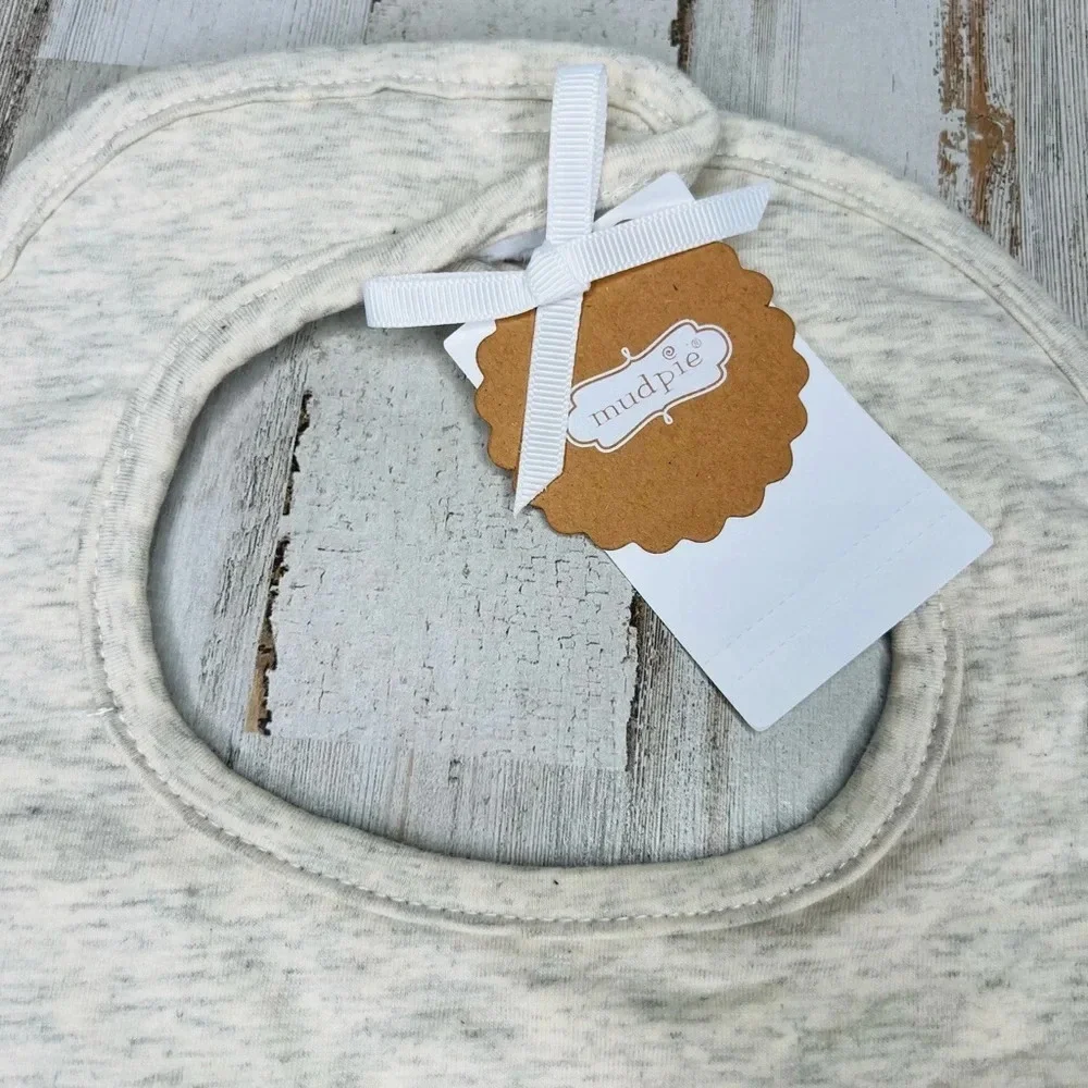 Mud Pie My First Thanksgiving Baby Bib Multicolor Velcro Closure